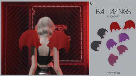 Second Life Marketplace - TK.// Bat Wings
